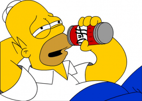 homerosimpsoncervezaduff